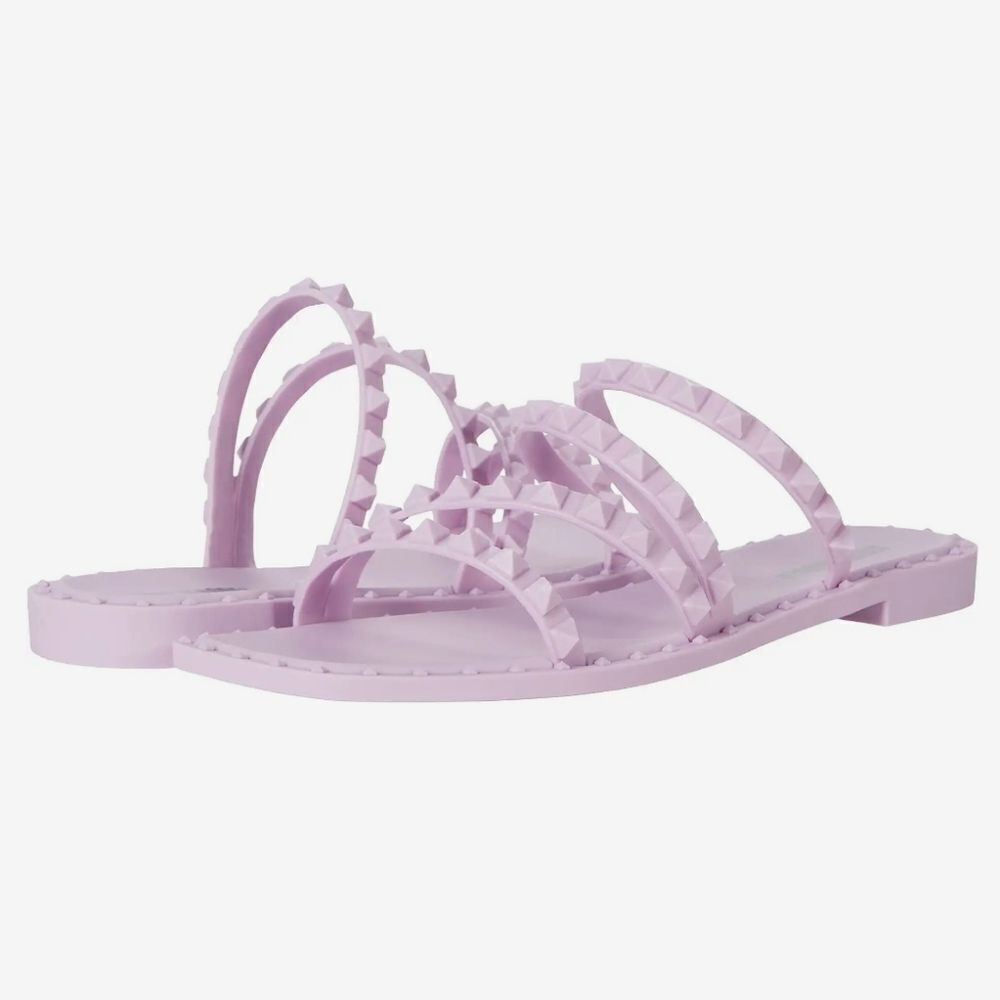 BRAND NEW MADDEN GIRL LAGUNNA-LAGU02J1 QUARE TOE DOUBLE STRAP SLIP-ON SANDAL